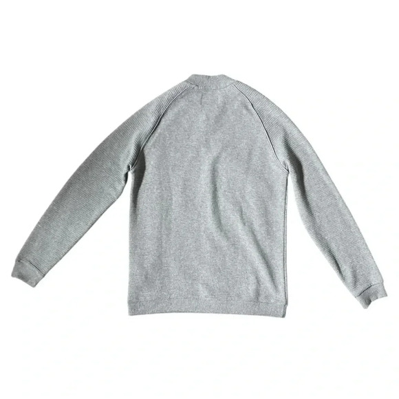 Bershka Full-Zip Sweater Grey Women's Size Medium - Picture 2 of 9